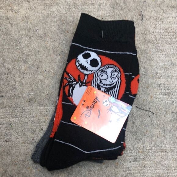Disney’s Nightmare Before Christmas Socks | 3 pair | Size 4-10 - Picture 1 of 9